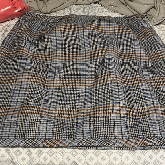 Talbots Blue and Brown Checkered Skirt Suit - 18W - Picture 10 of 10